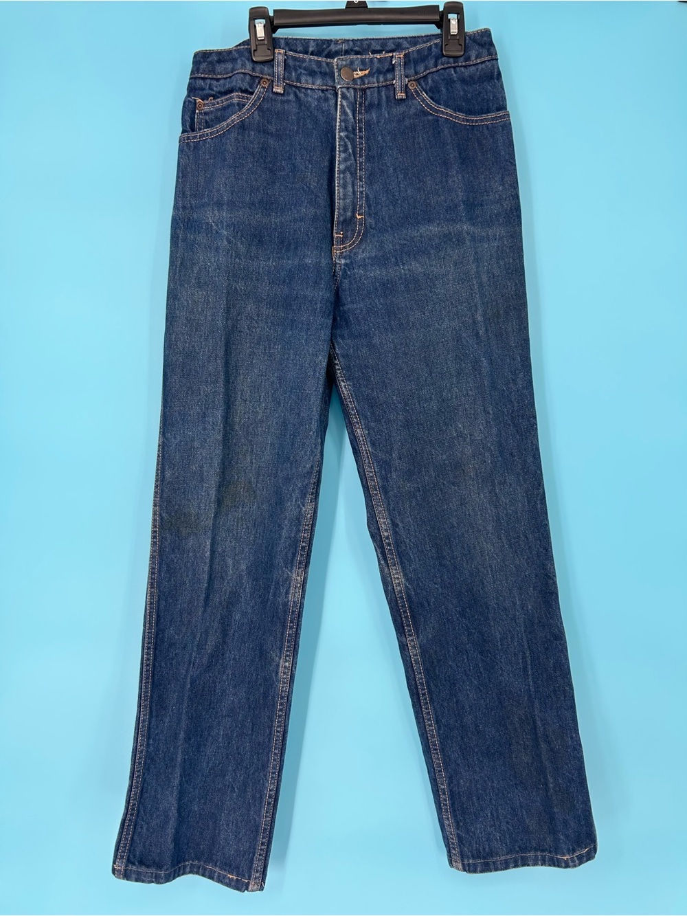 Calvin Klein Jeans Women's‎ High-Rise Dark Blue Straight Leg